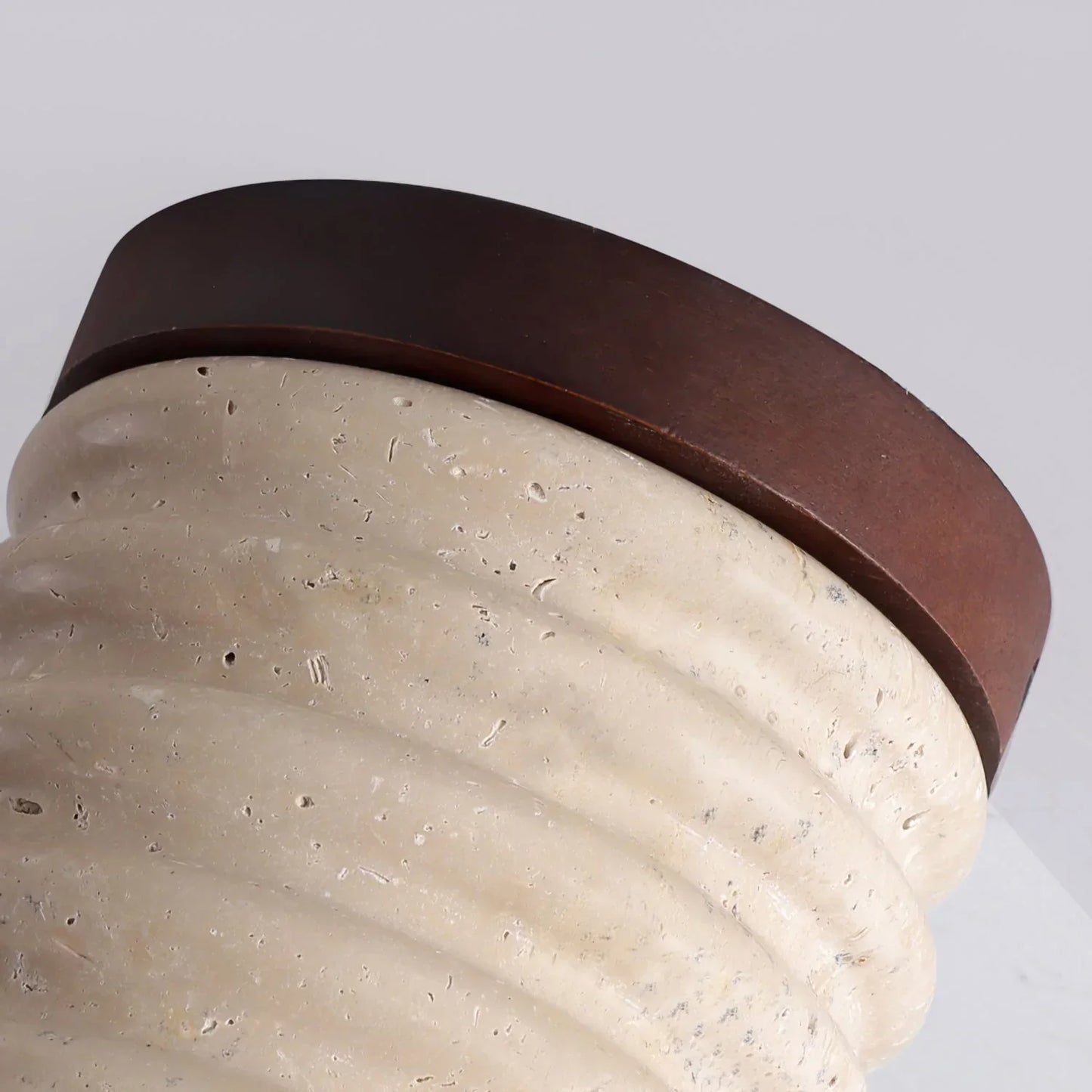 Travertine Vaarnii Ceiling Lamp