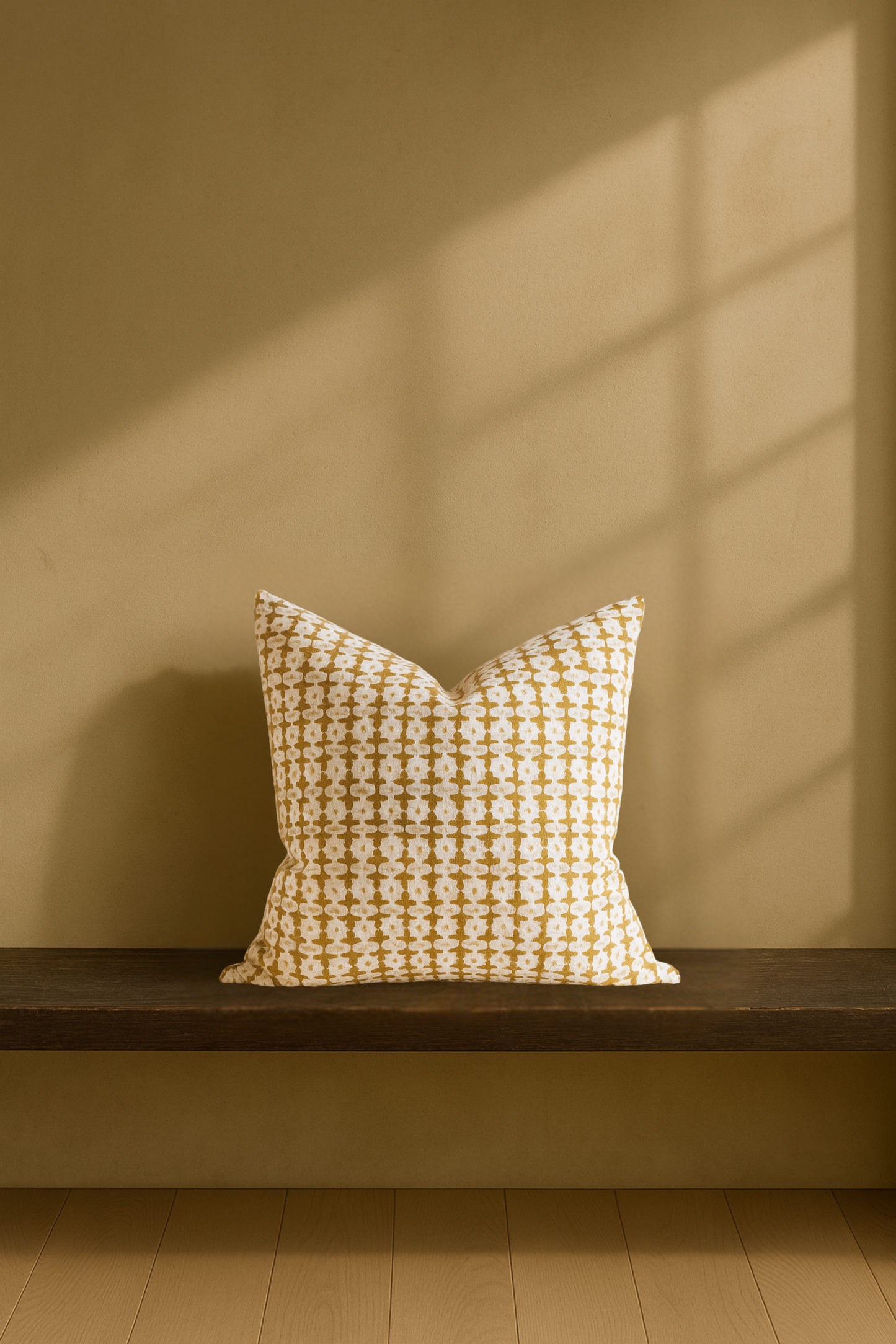 Pahari Pillow in Saffron