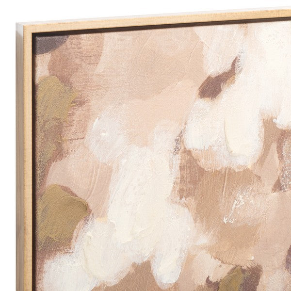 Coffee Cake Framed Linen Canvas