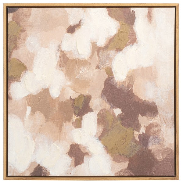 Coffee Cake Framed Linen Canvas