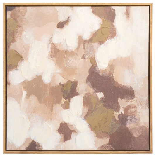 Coffee Cake Framed Linen Canvas