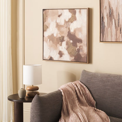 Coffee Cake Framed Linen Canvas