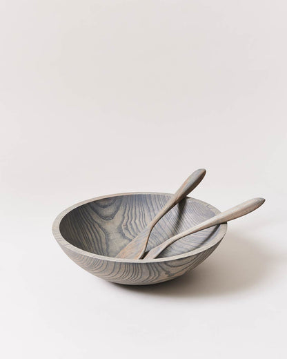 Crafted Wooden Bowls - Grey