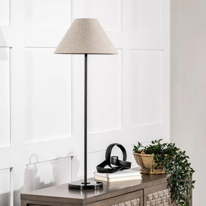 38-inch Marble/Iron Torchiere Table Lamp