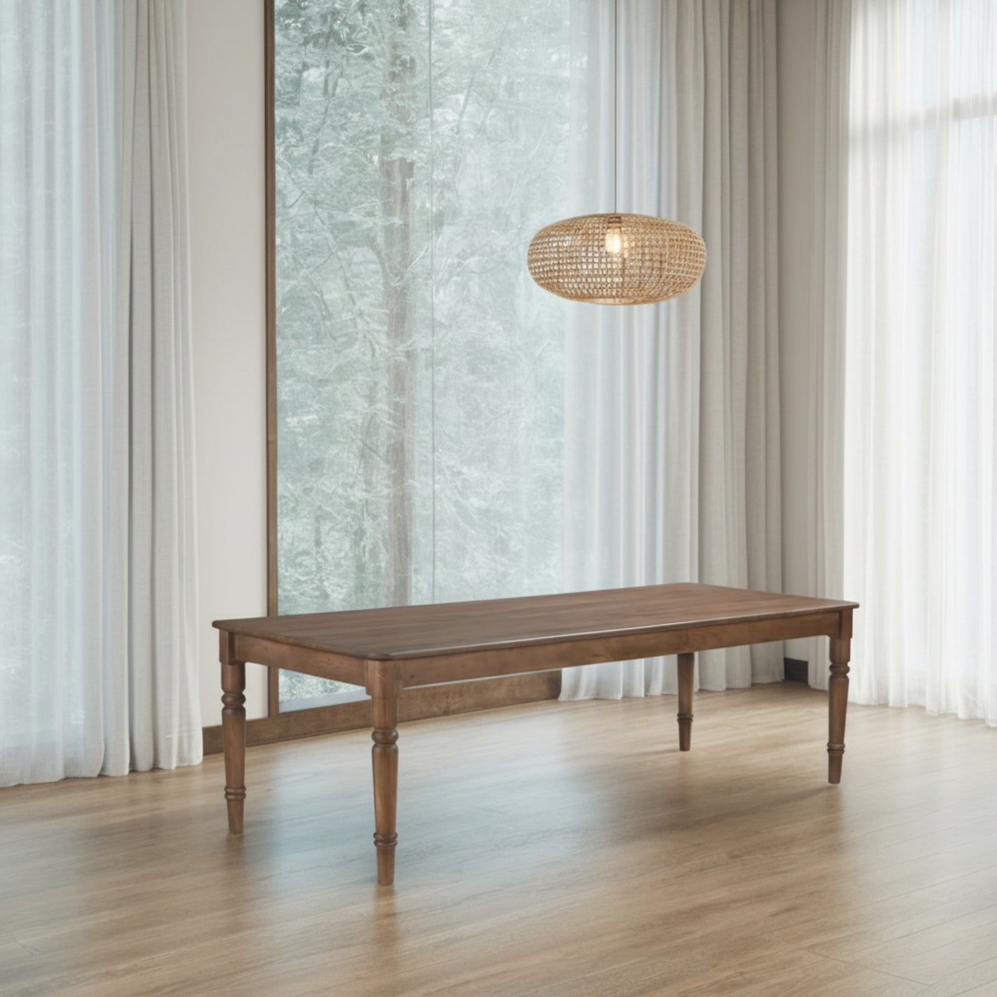 Russet Dining Table Brown