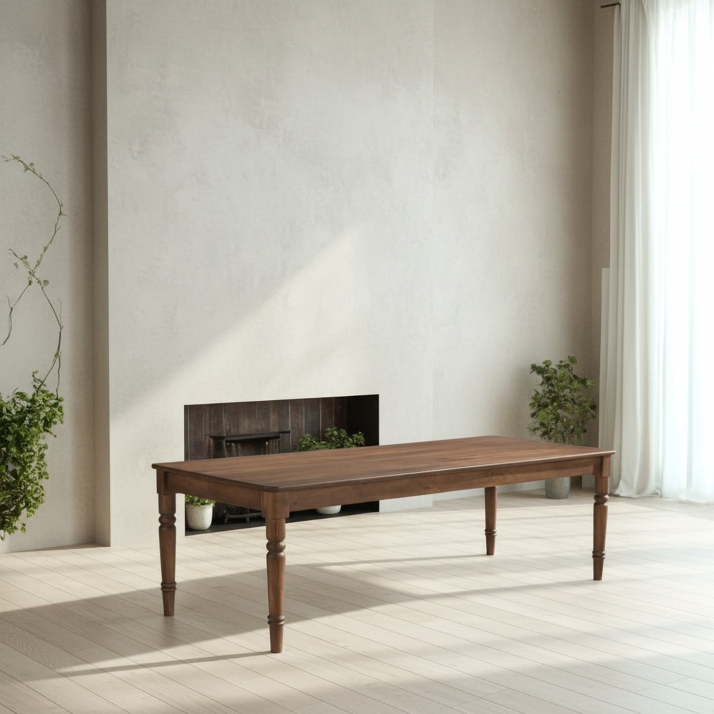 Russet Dining Table Brown