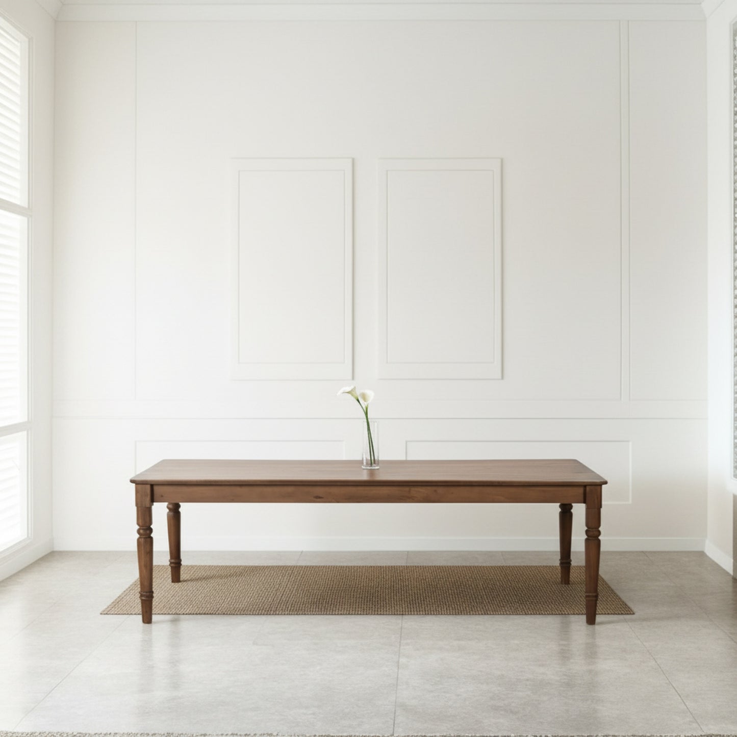 Russet Dining Table Brown