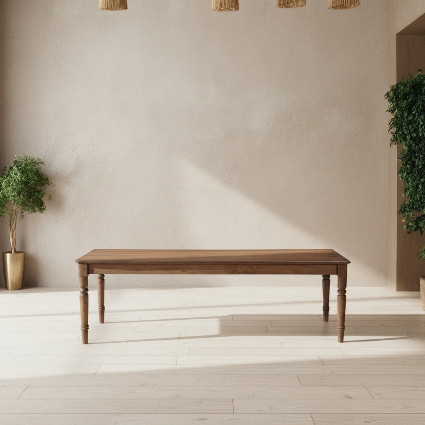 Russet Dining Table Brown