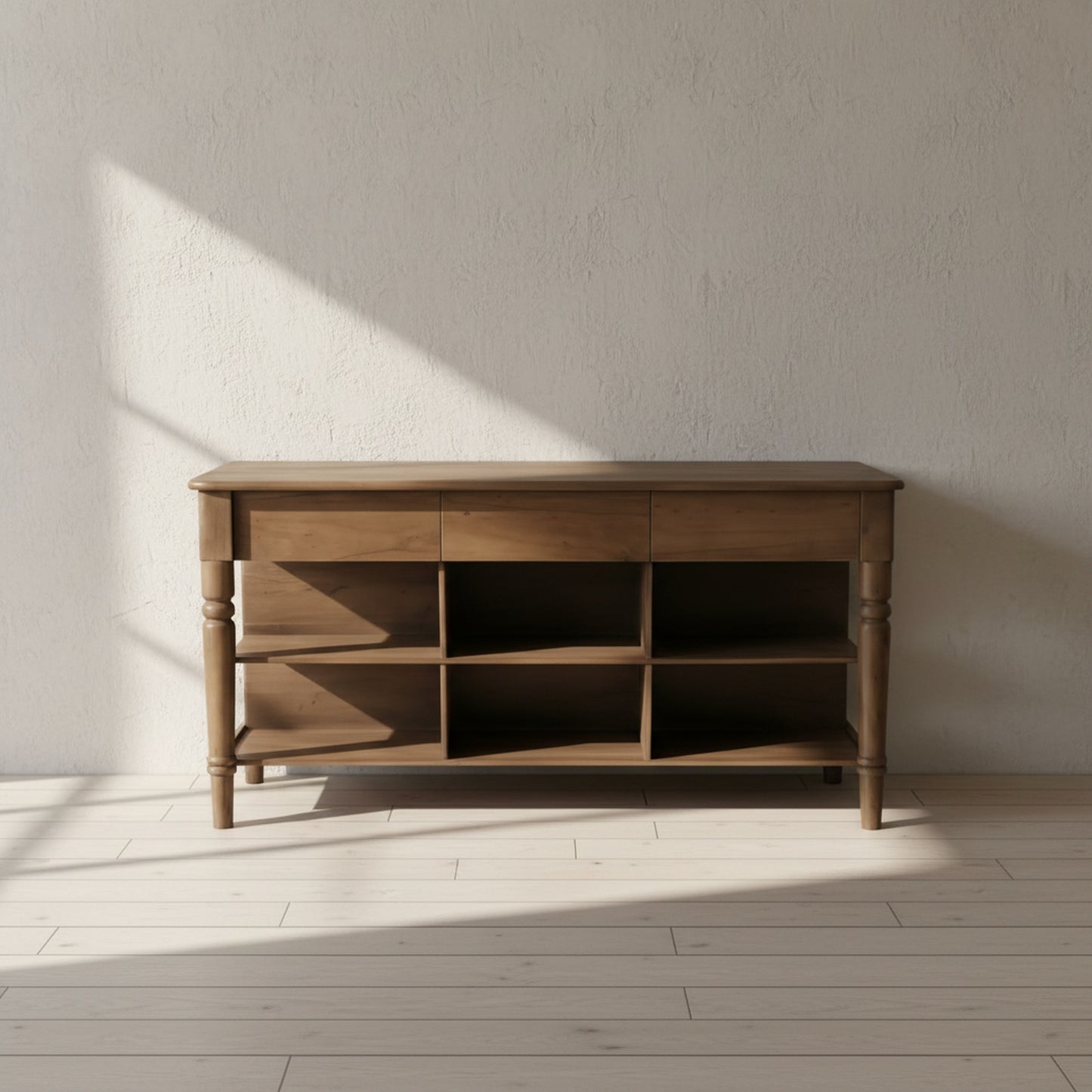 Russet Kitchen Island Brown