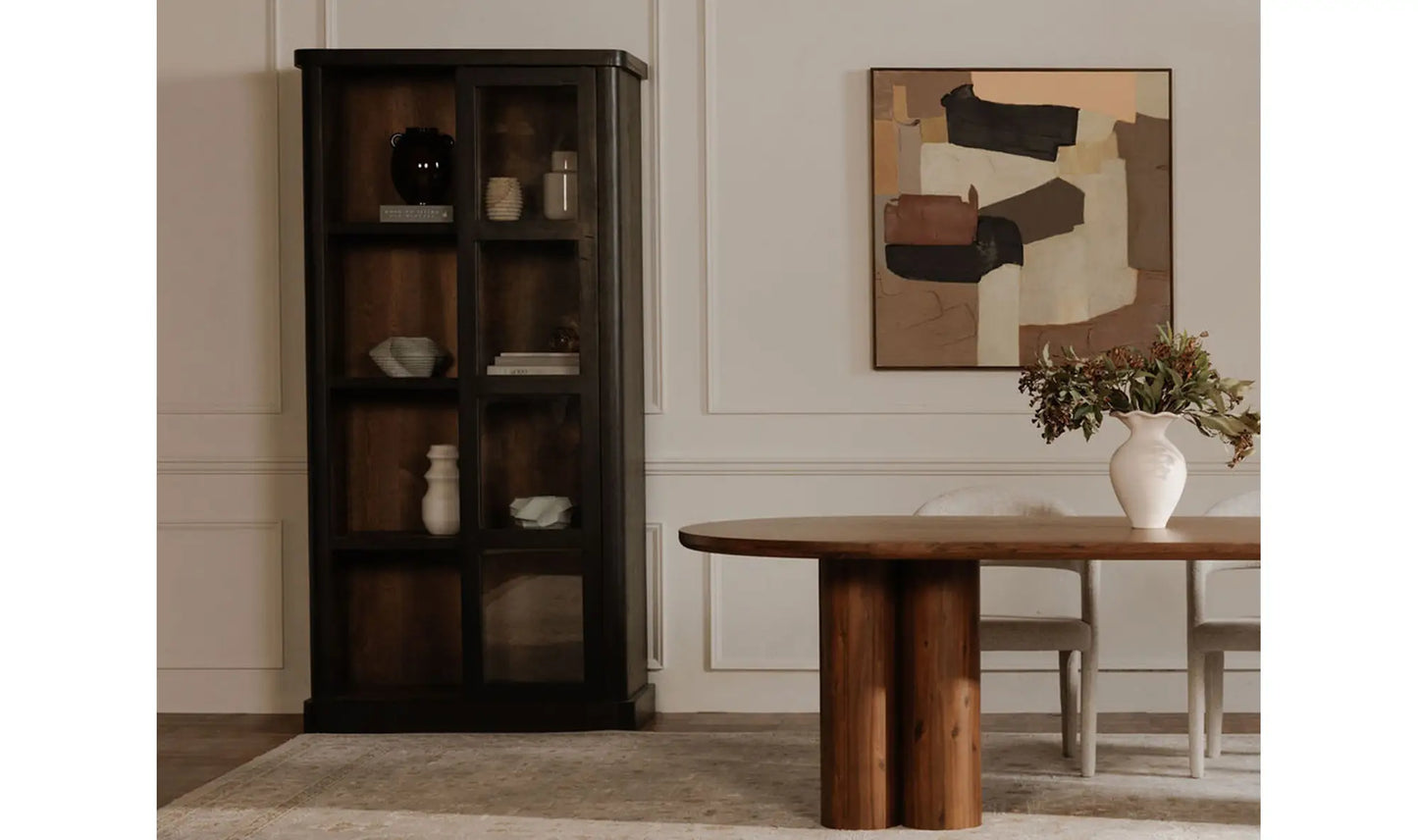 Mona Tall Cabinet Black