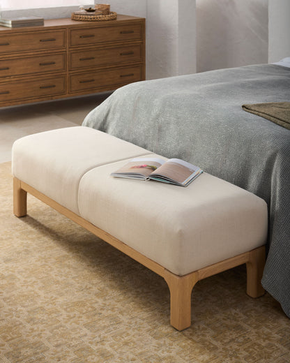 Bradly Bench- Beige