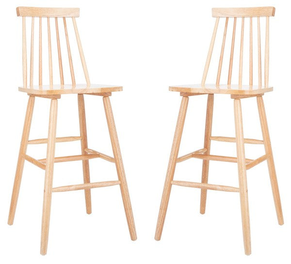 Beaufort Bar Stool Set of 2 - Natural