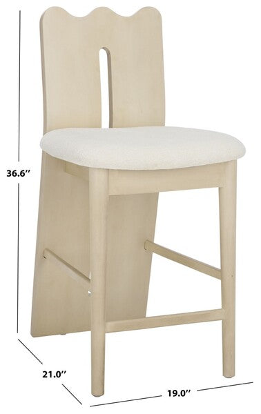 Kieran Counter Stool - Ivory