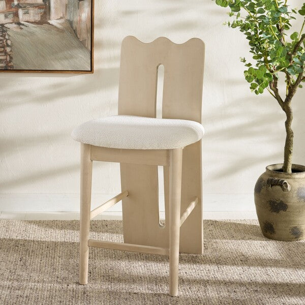 Kieran Counter Stool - Ivory