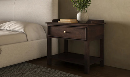 Maeve Nightstand Dark Brown