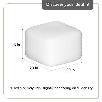 Londontown Pouf - Ivory Natural
