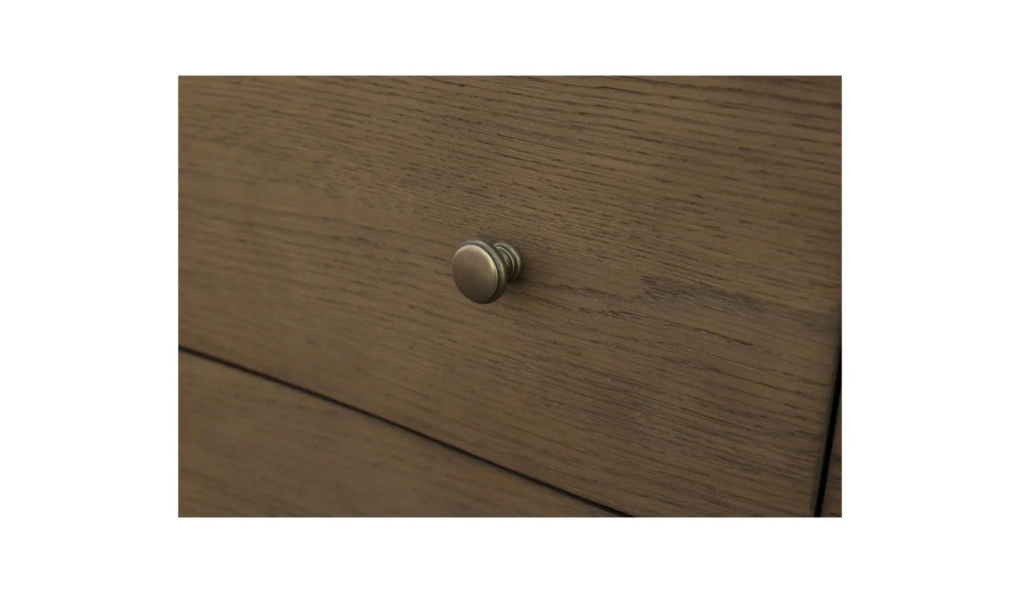 Clarence 6 Drawer Dresser Warm Brown
