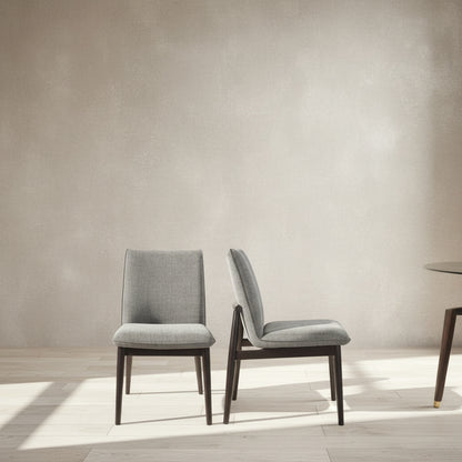Charlie Dining Chair Dark Grey – Set Of Two