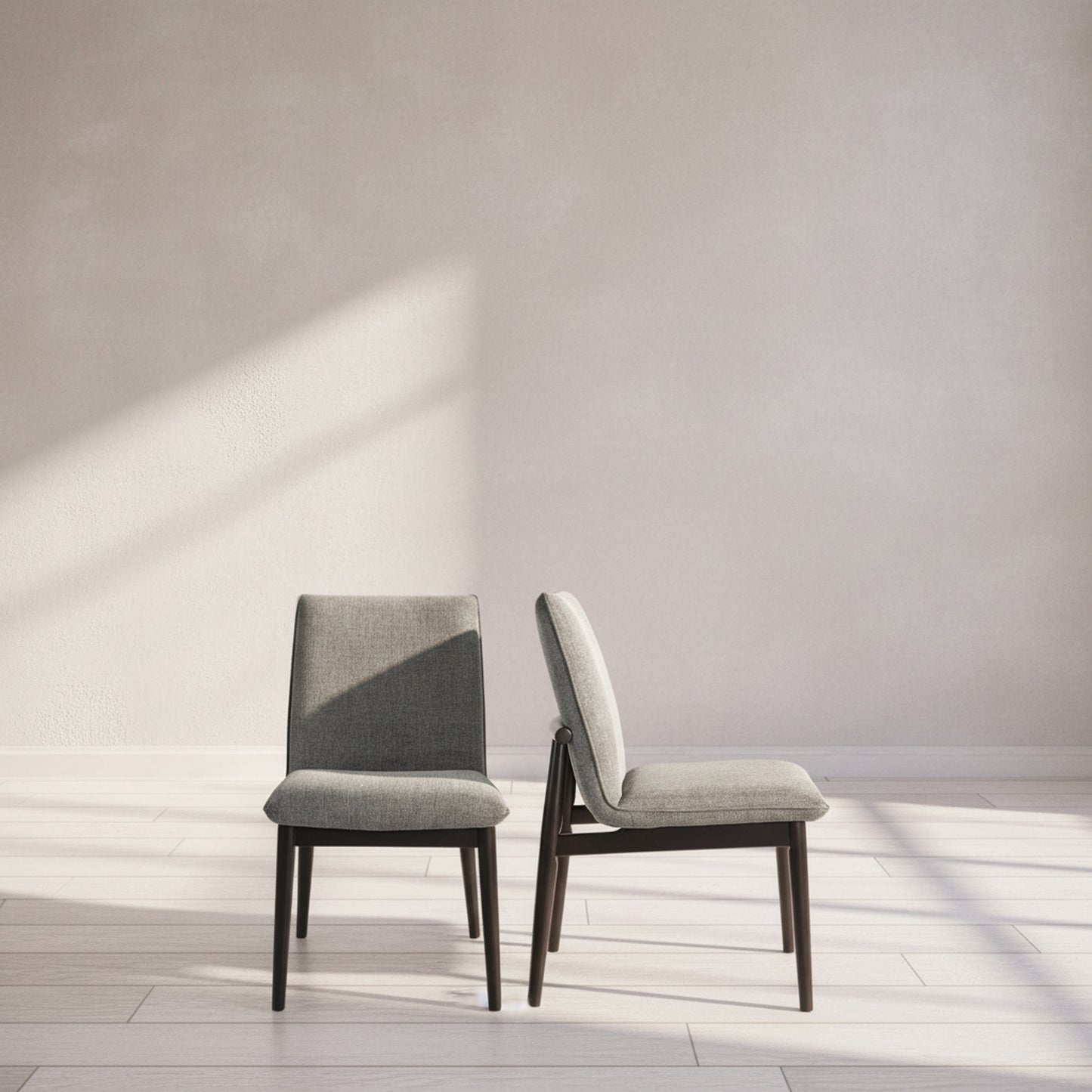 Charlie Dining Chair Dark Grey – Set Of Two