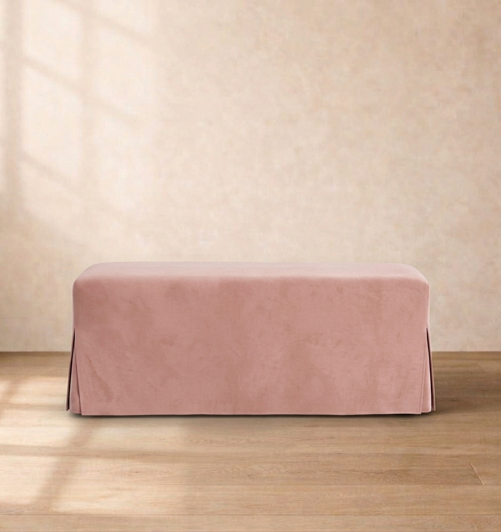Andrea Slipcover Dining Bench