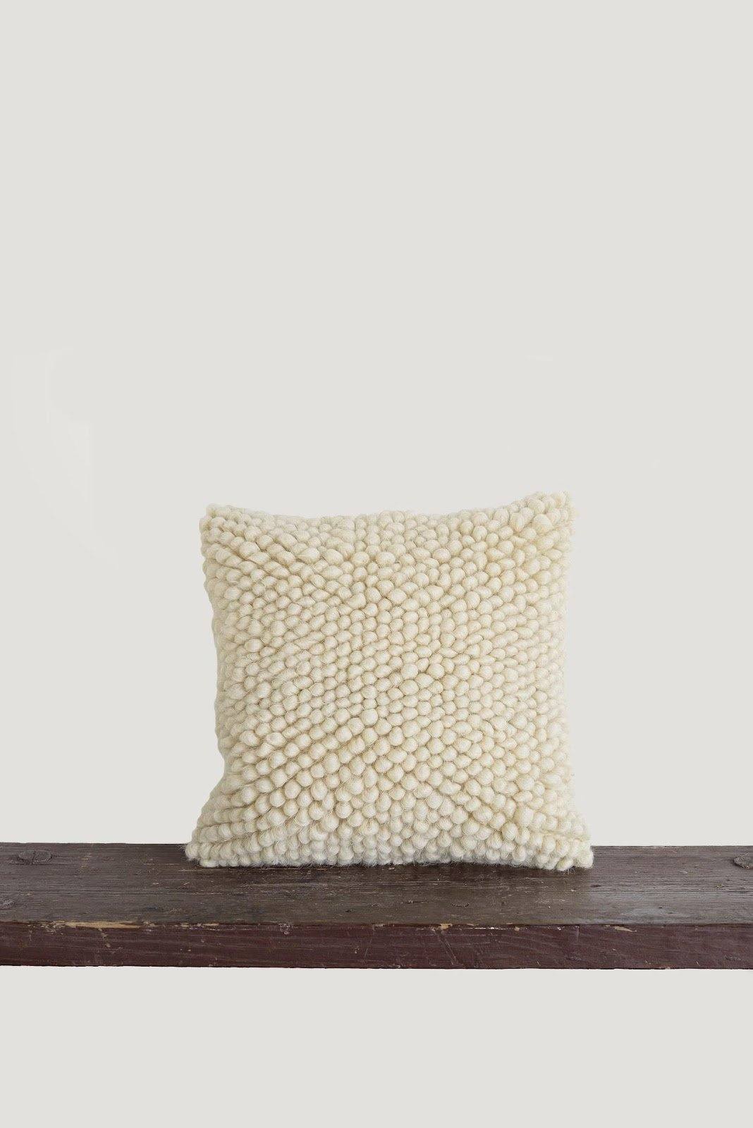 Handwoven Wool Pillow