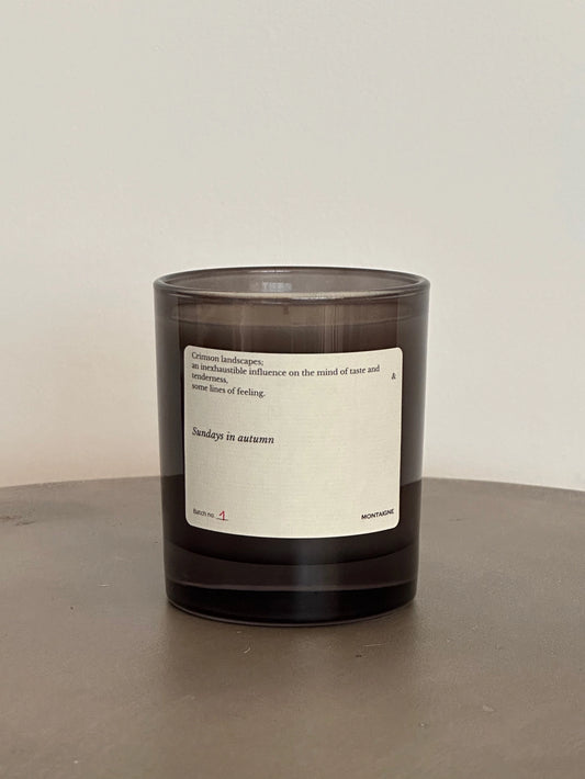 Sunday in Autumn - Vanilla and Fall Spice Candle