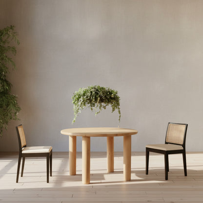 Milo Round Dining Table Oak