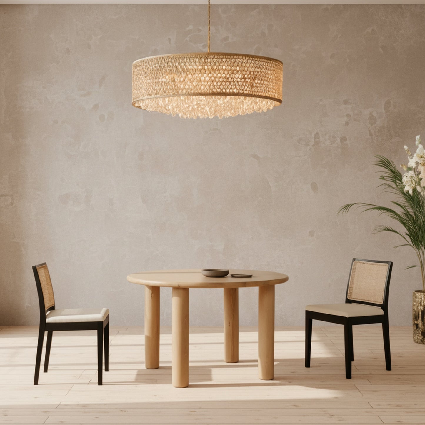 Milo Round Dining Table Oak