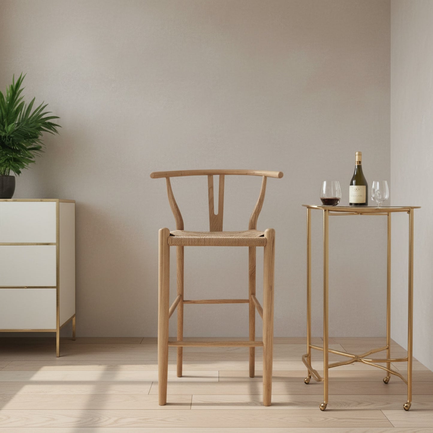 Ventana Counter Stool Natural