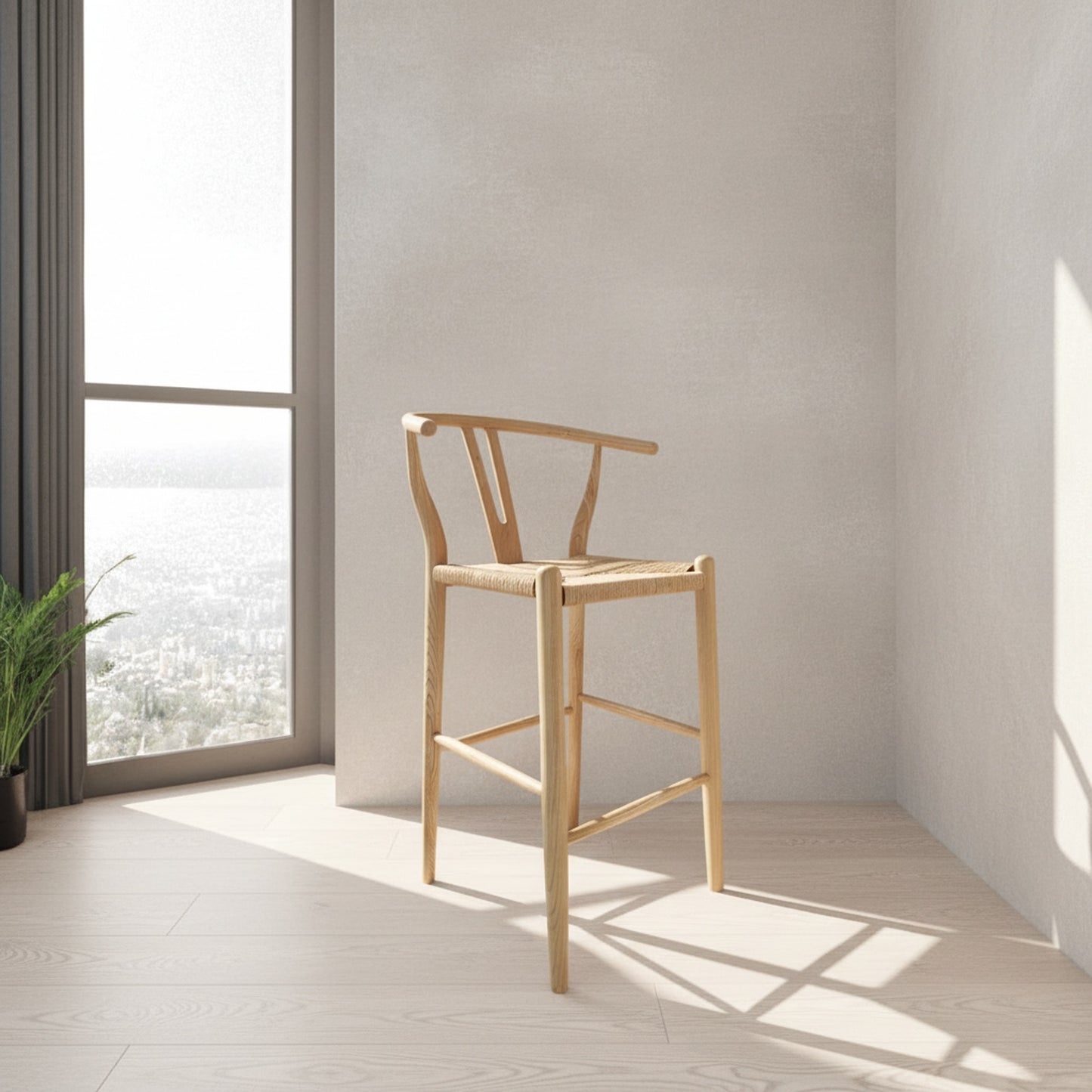 Ventana Counter Stool Natural