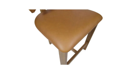Morel Counter Stool Brown Leather