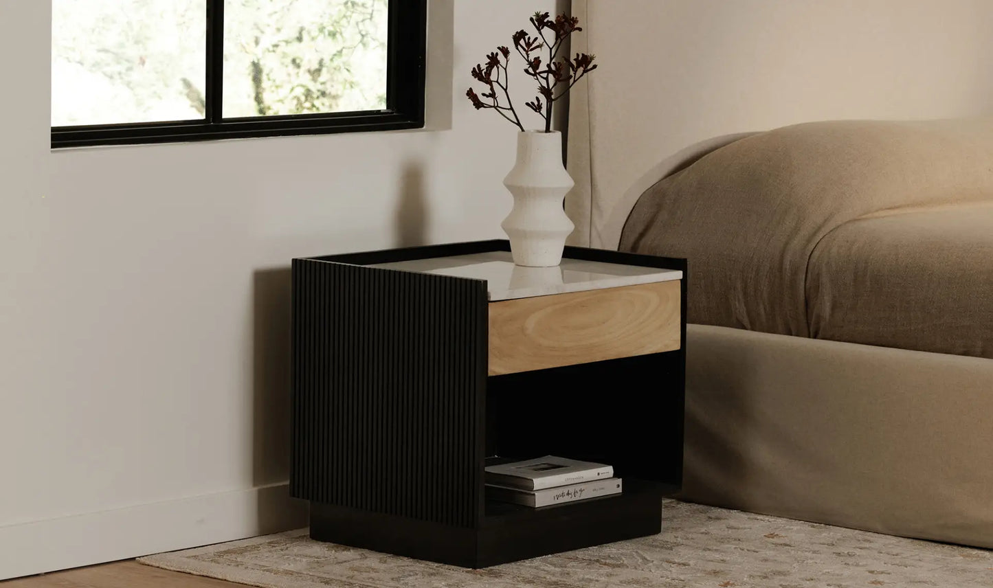 Carter Nightstand Black