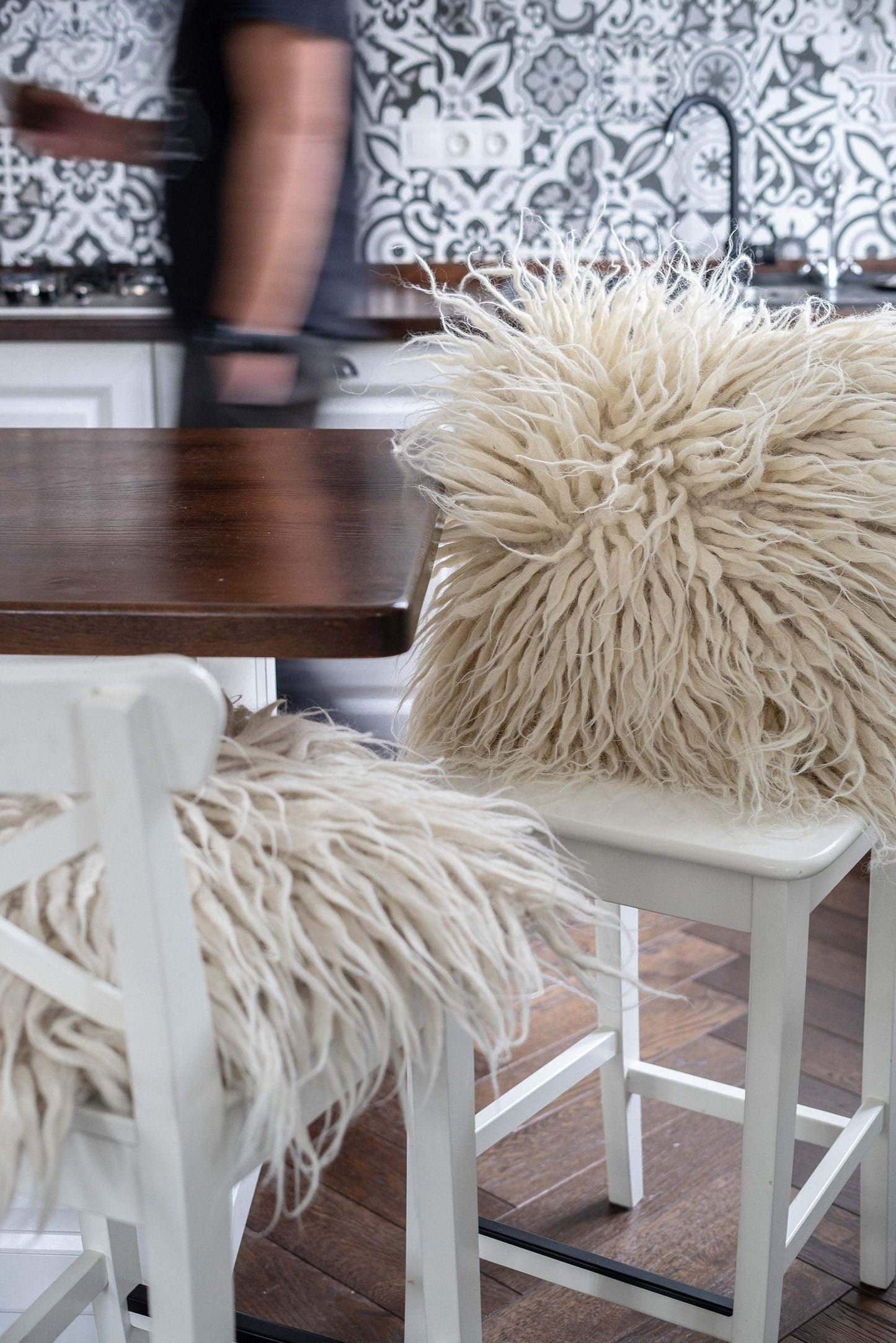 Furry Wool Pillow