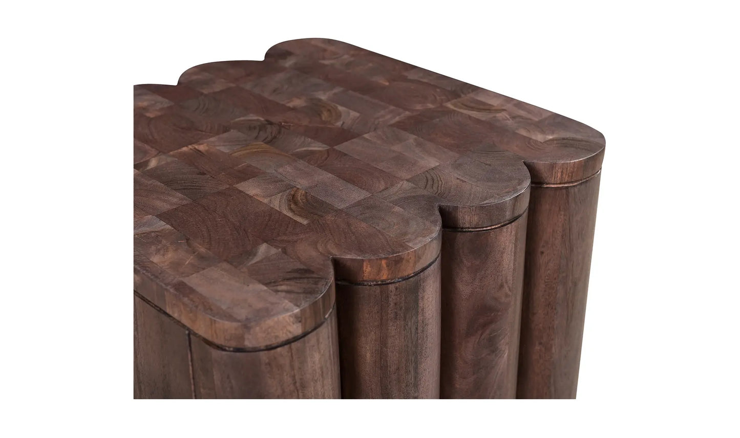 Punyo Punyo Accent Table Espresso Brown