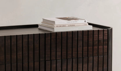Povera 6 Drawer Dresser Black