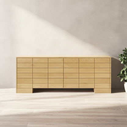 Gia 6 Drawer Dresser Brown