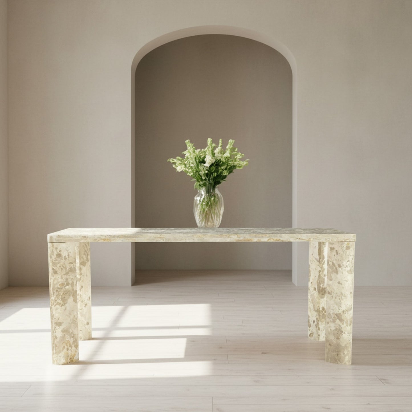 Segment Dining Table Panther Stone Beige