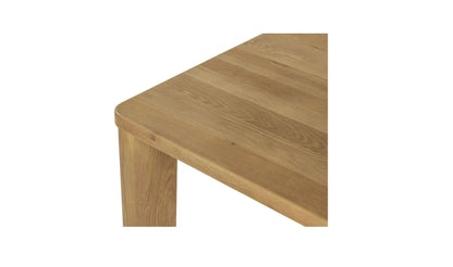 Segment Dining Table Wood Large Heritage Brown