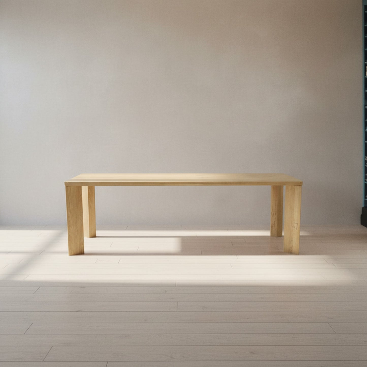 Segment Dining Table Wood Large Heritage Brown