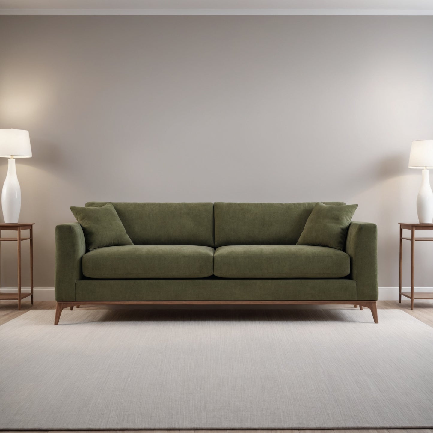 Rue Sleeper Sofa Deep Green