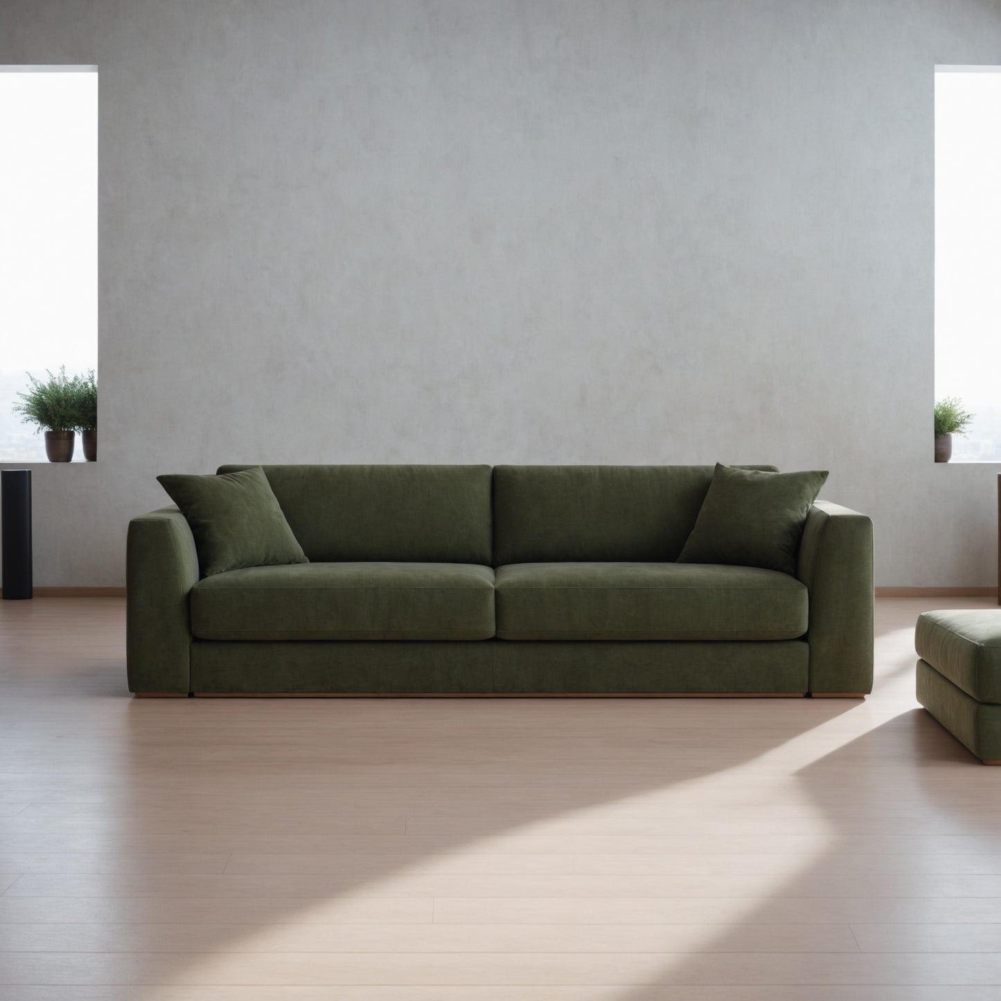 Rue Sleeper Sofa Deep Green