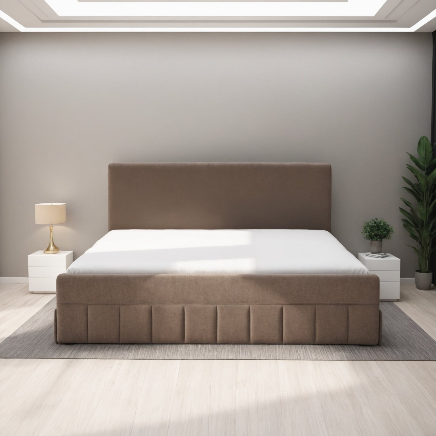 Maren King Bed Brown