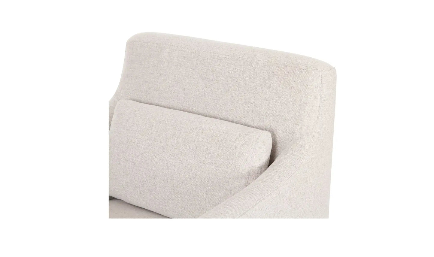 Lydia Slipcover Dining Chair Beige