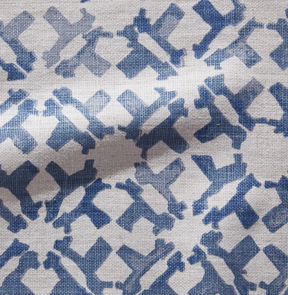 Orcha Pillow Cover in Indigo Blue, Peter Dunham Textiles