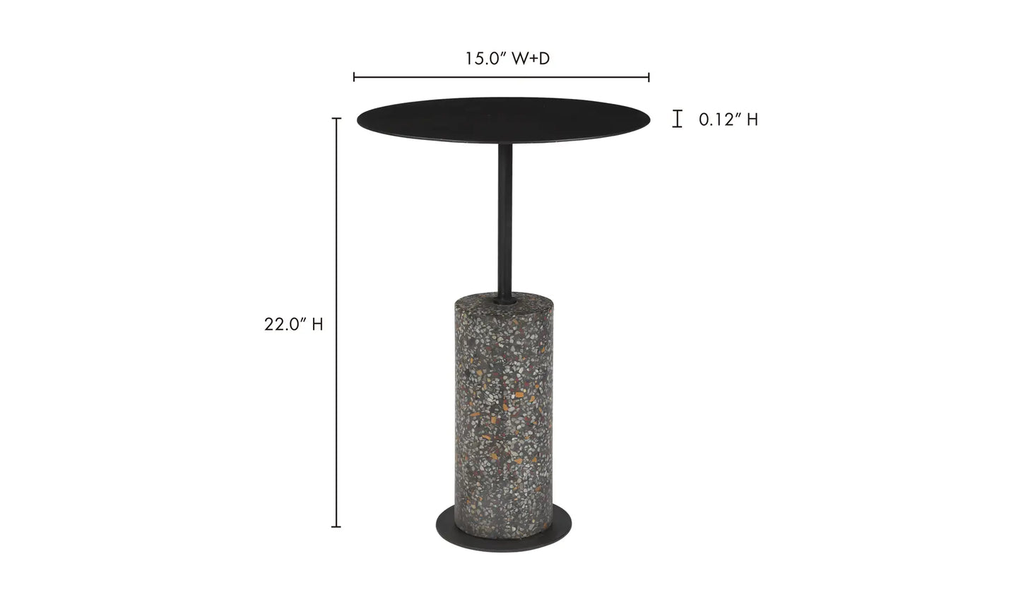 Lillith Accent Table Black