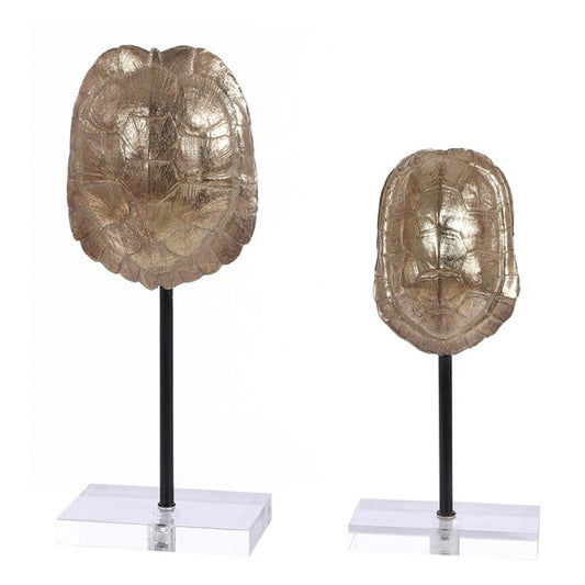 Eris Set Of 2 Turtle Shell Table Decor