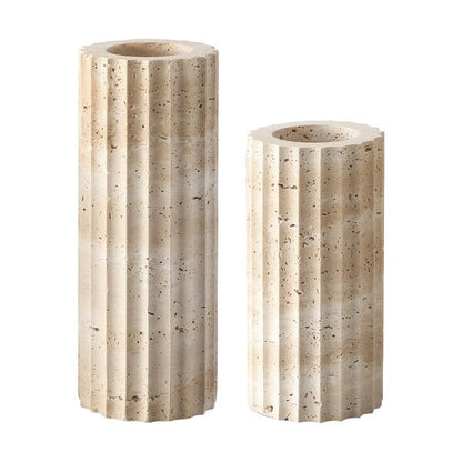 Teroi Travertine Vase Set 2