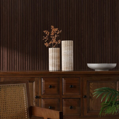Teroi Travertine Vase Set 2