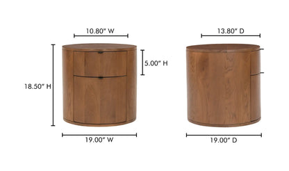 Teddy Two Drawer Nightstand