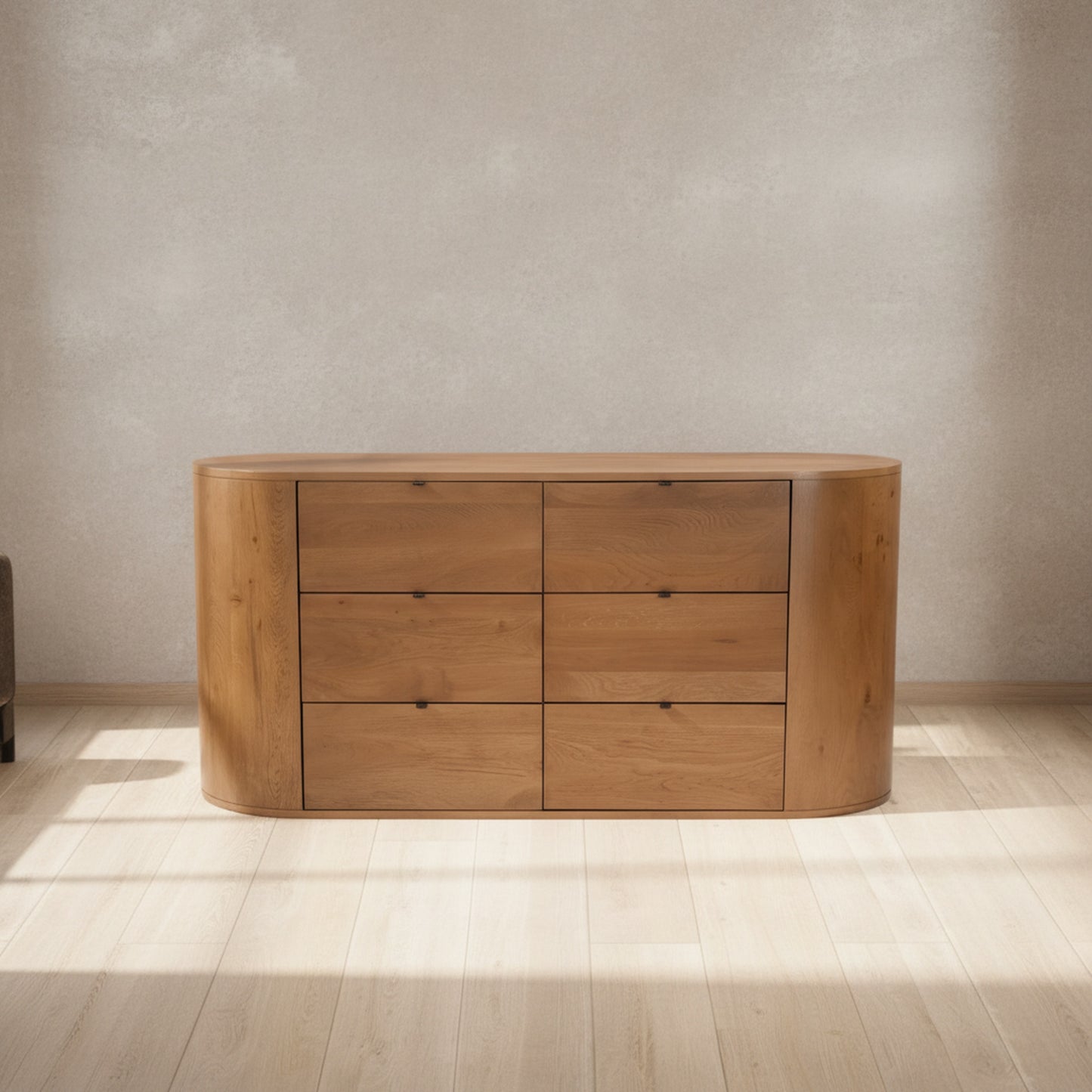 Theo 6 Drawer Dresser Natural